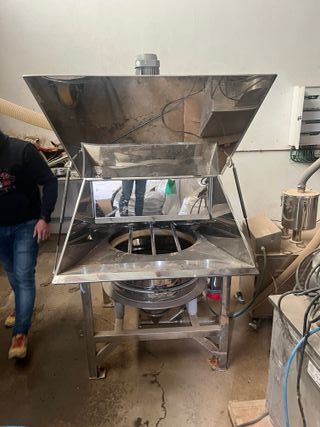 Mezcladora envasadora de lámina en continuo INOX