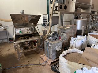 Mezcladora envasadora de lámina en continuo INOX