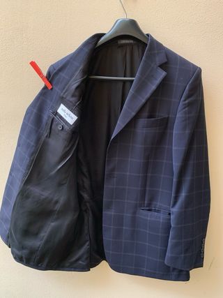 Blazer uomo Mila Schön Blue – pura lana vergine