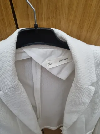 Chaqueta americana blanca