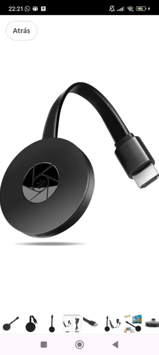 Adaptador Inalámbrico HDMI 1080p