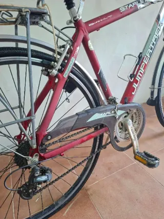 Bicicleta Trekking Evolution Roja aluminio