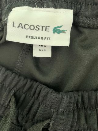 Pantalones deportivos Lacoste negros