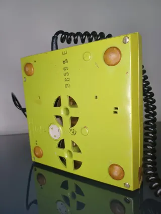 Teléfono Vintage Iskra ATA 31 Verde Oliva  Años 70