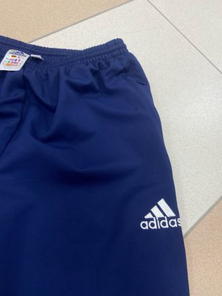 Pantalones Adidas Azul y Blanco Talla XL