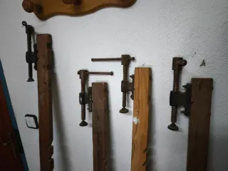 Sargentos de carpintero antiguos perfecto estado