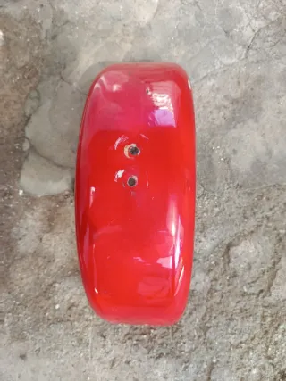 Guardabarros Minimoto Chopper Rojo