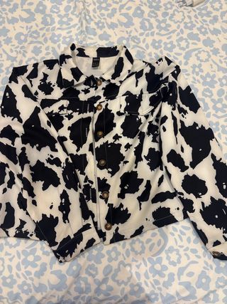 Chaqueta SHEIN estampado vaca