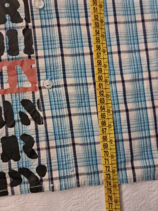 Camicia vintage Pierre Cardin patchwork camouflage