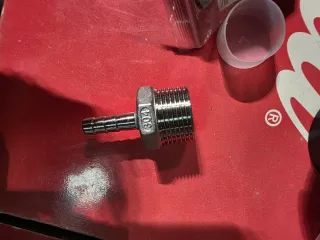 Conector Manguera Acero Inoxidable 304