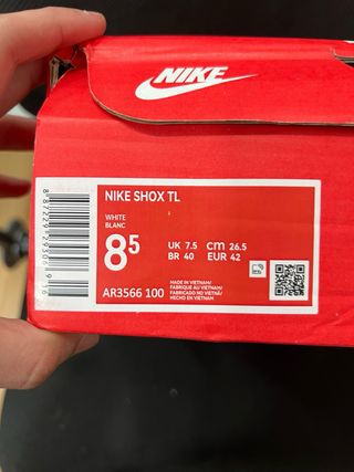 Nike Shox TL Azul Plata