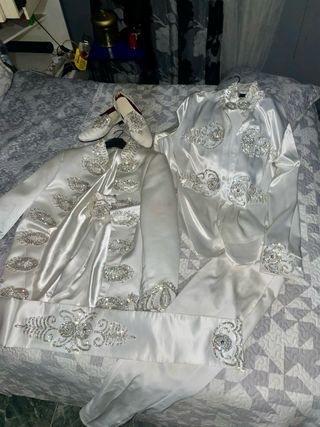 Traje Novio y Vestido Novia Blanco