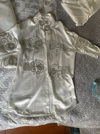Traje Novio y Vestido Novia Blanco