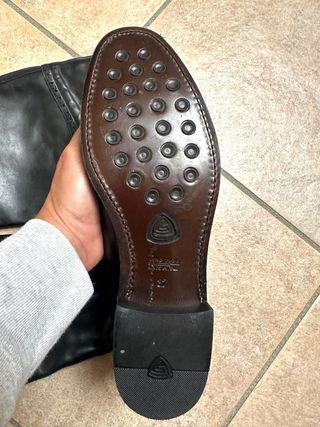 Stivali AGL in pelle neri