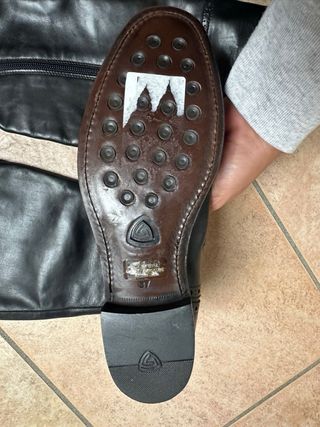 Stivali AGL in pelle neri