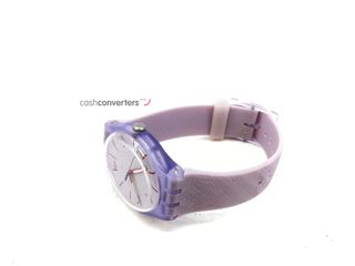 reloj pulsera caballero swatch transparente