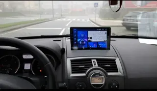 Rádio Renault Megane 2 Android 14 com Carplay
