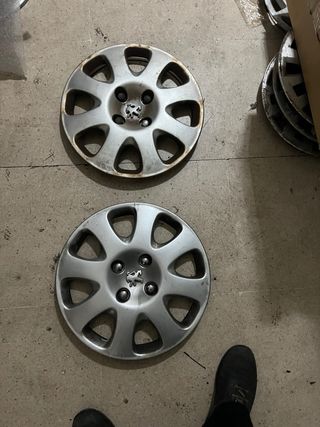 2 Tapacubos Peugeot 15” Originales