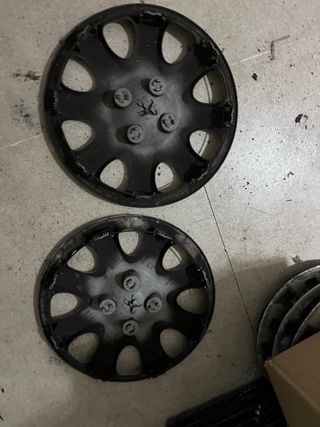 2 Tapacubos Peugeot 15” Originales