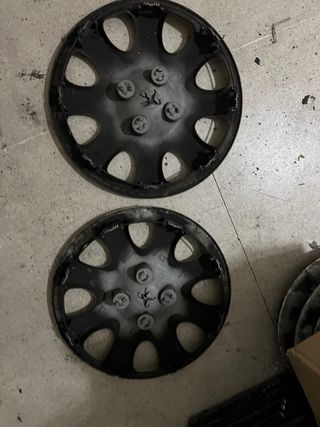 2 Tapacubos Peugeot 15” Originales