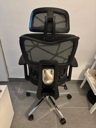 Silla de oficina ergonómica negra