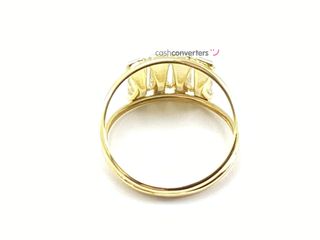 anillo oro 18k con piedra con circonita t. 14 (17,2 mm)
