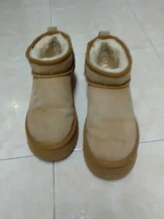Botines UGG Ante Borrego Talla 39
