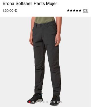 Pantalones Helly Hansen montaña grises Talla XS