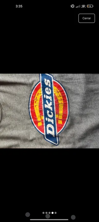 Camiseta Dickies Gris Talla M