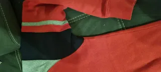 Felpa Fila Vintage Anni 80 Rossa e Grigia