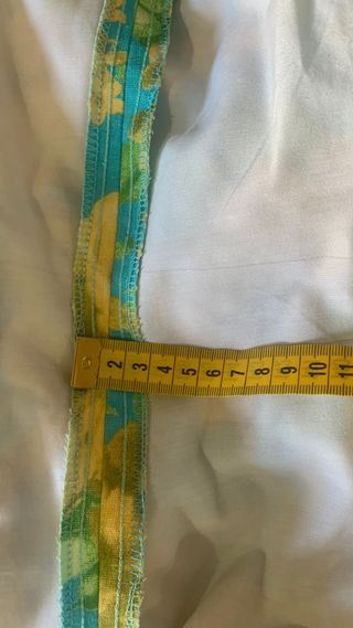 Traje Flamenca Azul/Amarillo T46