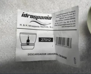 Descargador Universal Cisterna Idrospania 2701