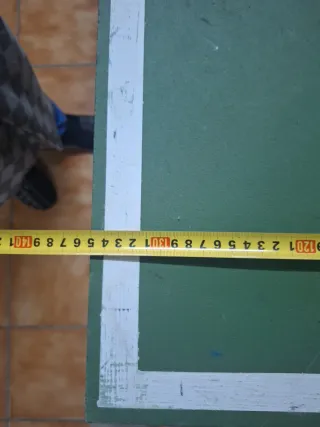 Mesa de ping pong casera con ruedas medidas estand