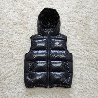 Moncler Gilet con Cappuccio Nero