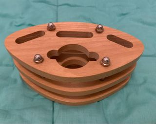 Set utensili cucina con base in legno