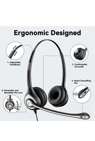 Chollo! Auriculares Wantek USB-A con Micrófono