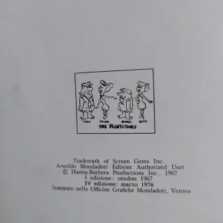 Libro Gli Antenati (The Flintstones) 1976