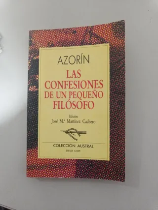 Las Confesiones de Un Pequeno Filosofo