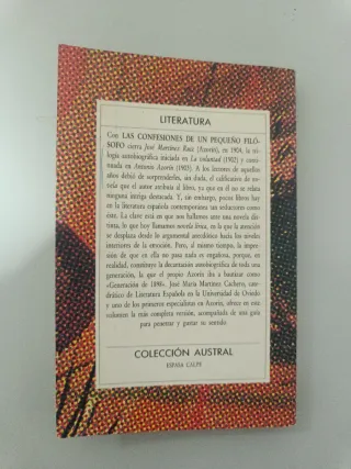 Las Confesiones de Un Pequeno Filosofo