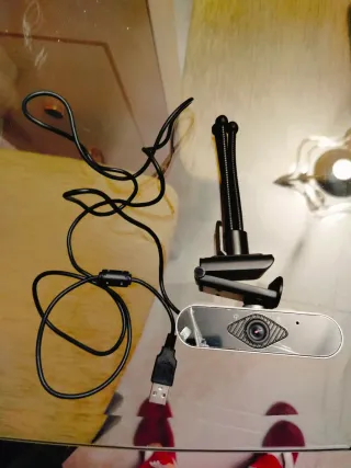 Webcam USB con soporte