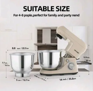 Batidora Amasadora CHEFTRONIC Beige