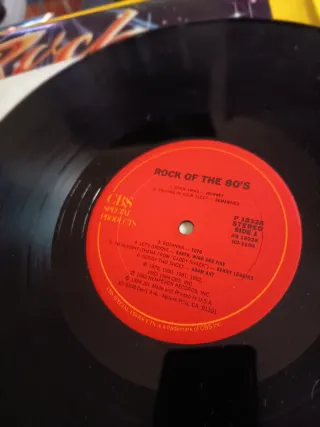 Vinilo Rock USA Recopilatorio de los 80