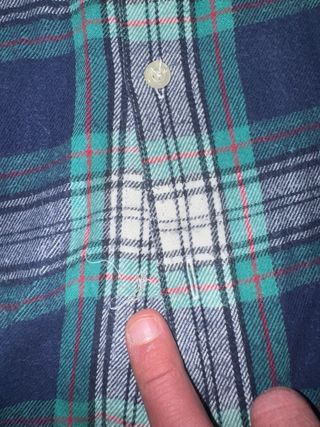 Camicia Flanella Jack Wills Quadri Blu/Verde L