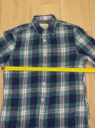 Camicia Flanella Jack Wills Quadri Blu/Verde L