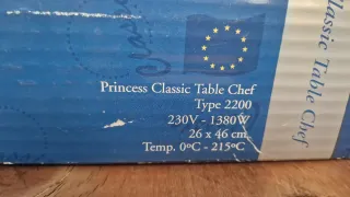 Plancha Princess Classic Table Chef