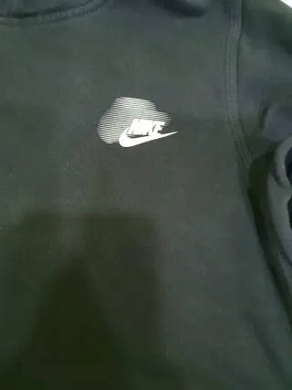 Sudadera Nike Negra Estampado Manga