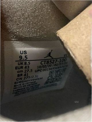 Jordan 4 Retro White Oreo Talla 43