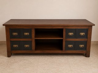 Mueble de salón madera natural