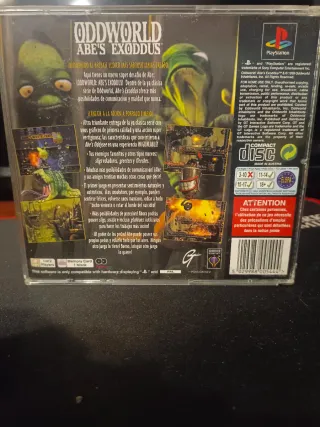 Oddworld Abe's Exoddus PS1 PAL ESP 🇪🇸