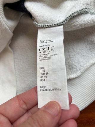 Felpa Subdued spalle scoperte M